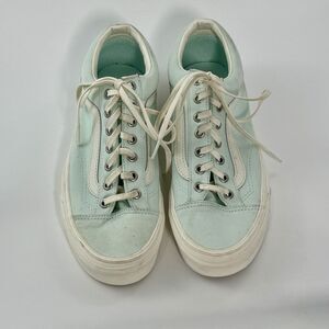 Vans | Old Skool Classic Low Top Neptune Green Sea-foam Skate Shoe W9.5